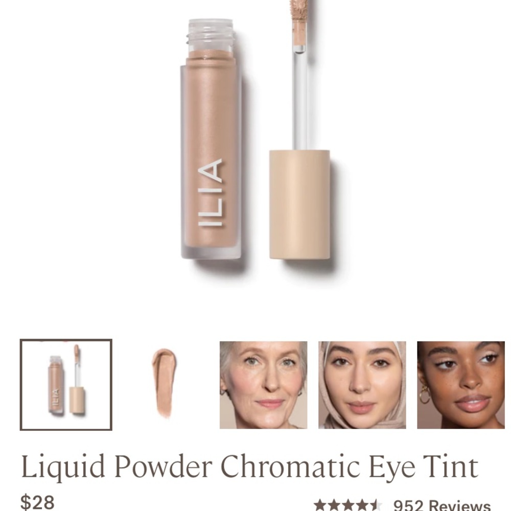 Ilia liquid power chromatic eye tint - champagne
